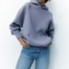 Basic Wholesale Custom Logo Plain Blank Oversized Sweat Hoodie QA-2278
