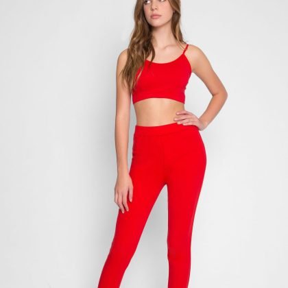 Best Wear Excellent Quality Women Crop Top In Red QA-2536