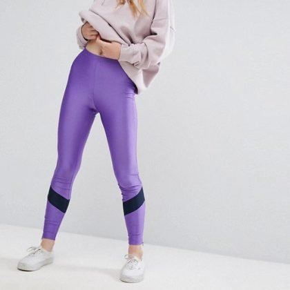 Custom Colour Block Sporty Women Tights Legging QA-2519