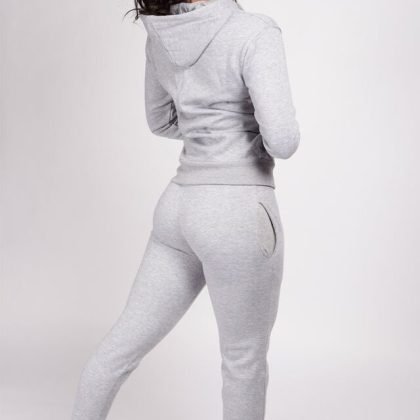 Custom Logo Drop Shoulder Zipper Hoodie Tracksuit QA-2266