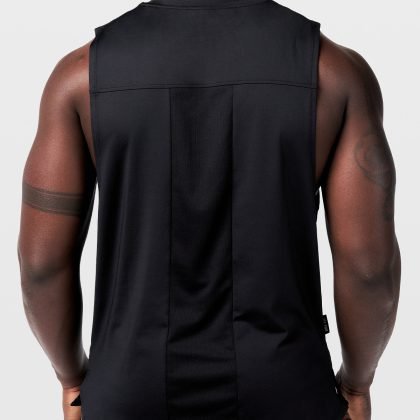 Custom Made Men Gym Wear Active Tank Top With Side Splits QA-2607