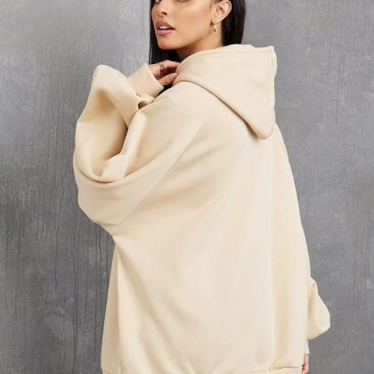 Custom Made Plain Blank Oversized Longline Hoodie QA-2239