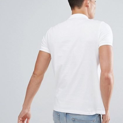 Customizable Short Sleeves Jersey Polo In White QA-22101