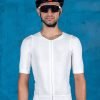 Cycling Uniform Men Wholesale Custom Print Zipper Jersey Podium O Neck QA-2350