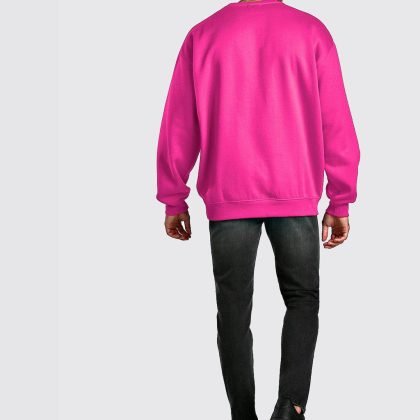 High Quality Custom Oversized Printing Embroidery Crewneck Men Sweatshirts QA-2430