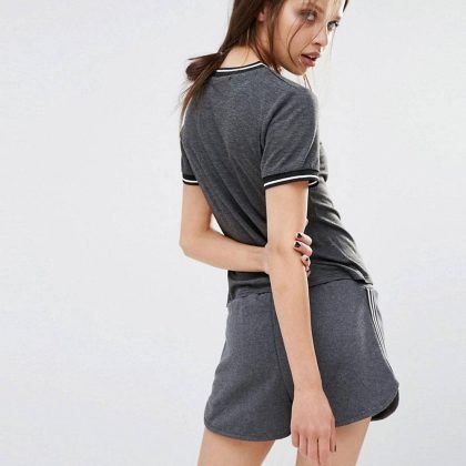 High Quality Custom Petite Varsity Pocket T Shirt QA-2595