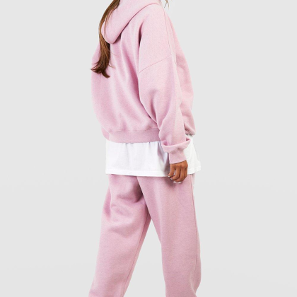 High Quality Wholesale Oversized Drop Shoulder Hoodie Tracksuit QA-2261