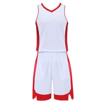 Manufacturer Wholesale Custom Logo V Neck Basketball Uniform QA-2347