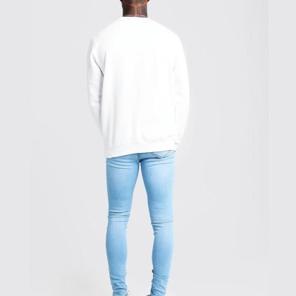 Men Solid Color Sweatshirt Wholesale Custom Regular Fit QA-2428