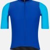 Men Wholesale Custom Made Zipper O Neck Skinny Fit Cycling Uniform Jersey QA-2354