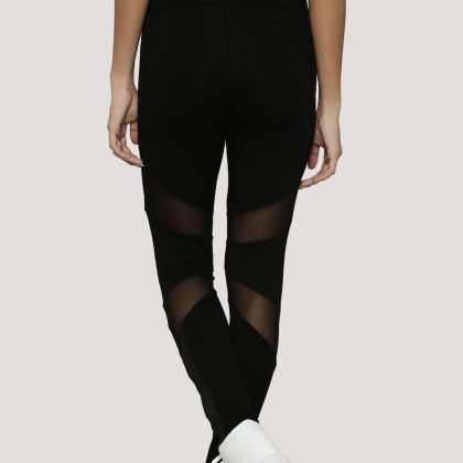Mesh Paneled Wholesale Custom Women Tights Leggings QA-2530