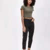 Most Popular And Trendy Crew Neck Crop Top QA-2558