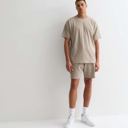 New Look Light Brown Relaxed Fit Drawstring Shorts QA-2473