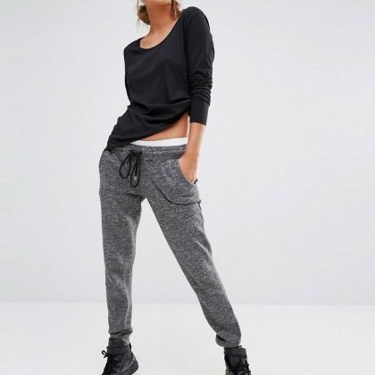 New Look Long Sleeve Curve Hem T Shirt QA-2587