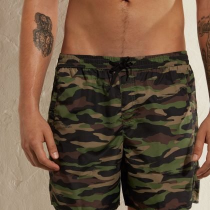 New Street Wear Custom Summer Men Boxer Swim Shorts QA-2474