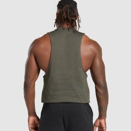 Premium Quality Weight Lifting Drop Arm Men Tank Top QA-2618