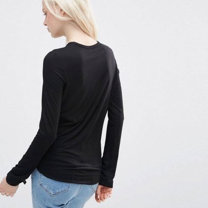 Regular Fit New T Shirt With Long Sleeves and Crew Neck QA-2592