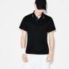 Sports Piped Technical Pique Tennis Polo Shirt QA-22113