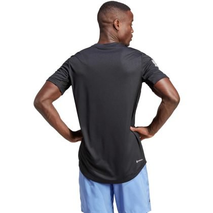 Tennis T Shirt Men Manufacturer Wholesale Custom Logo Crewneck Regular Fit QA-2367