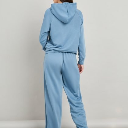 Wholesale Custom Brand Raglan Sleeve Tracksuit Hoodie QA-2240