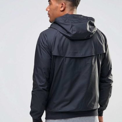 Wholesale Custom Branded Windbreaker In Black QA-2651