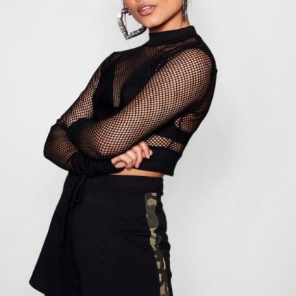 Wholesale Custom Designs Camo Side Stripe Shorts QA-2494