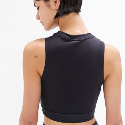 Wholesale Custom Front Zip Cropped Tank Top QA-2532