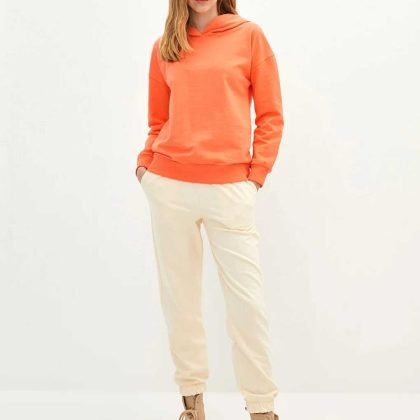 Wholesale Custom Made Drop Shoulder Women Hoodie QA-2280