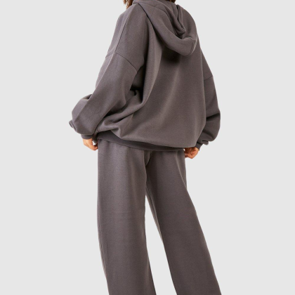 Wholesale Custom Made Half Zipper Hoodie Tracksuit QA-2259