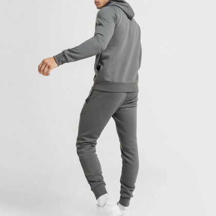 Wholesale Custom Made Skinny Fit Men Hoodie Tracksuit QA-2414