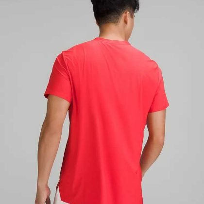 Wholesale Custom Print Regular Fit Half Zip V Neck Tennis Short Sleeve Shirt QA-2368