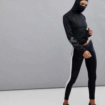 Wholesale Custom Training Warm Tights Leggings In Black QA-2527