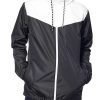 Wholesale Custom White & Black Windbreaker Jacket QA-2670