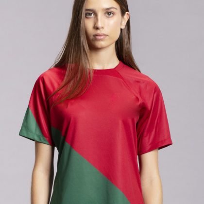 Womens Soccer Jersey Customized Crewneck Lose Fit Shirt QA-2386